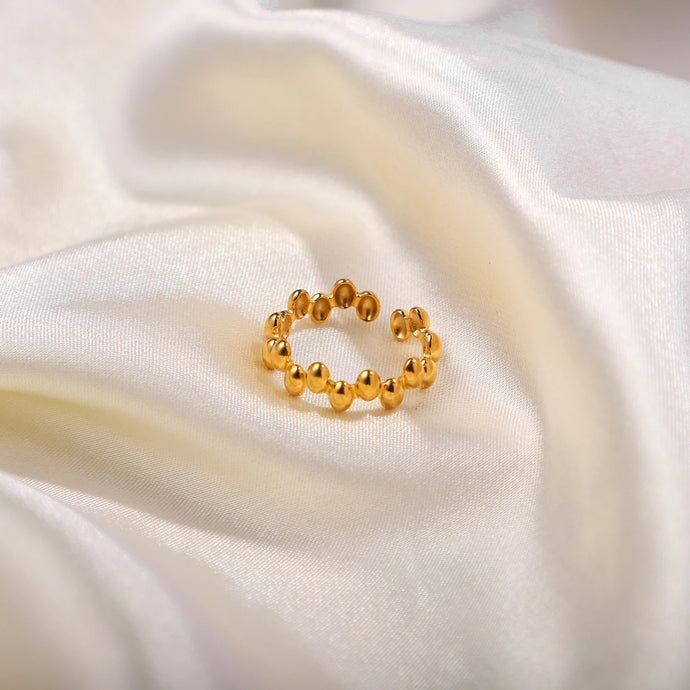 Golden Adjustable Ring