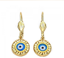 Load image into Gallery viewer, Evil Eye - Dangle Earring
