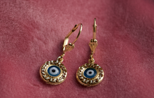 Load image into Gallery viewer, Evil Eye - Dangle Earring
